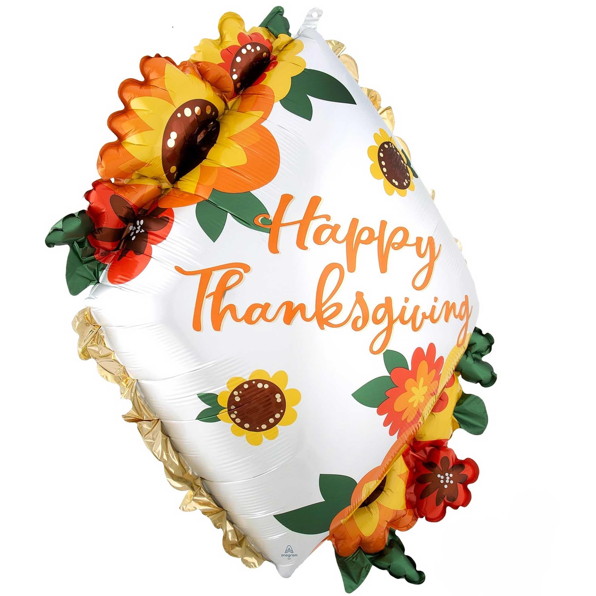 Thanksgiving Ruffle Diamond SuperShape Balloon 58x68cm