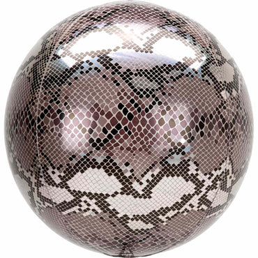 Snake Skin Print Orbz Balloon 60x38cm Balloons & Streamers - Party Centre