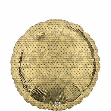 Giltter Gold Sequins Foil Balloon 45cm