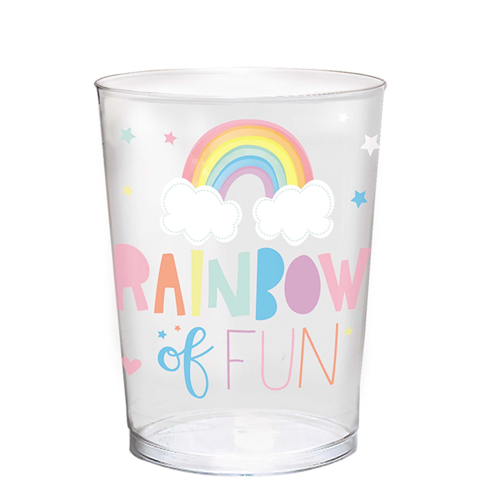 Magical Rainbow Plastic Favor Cup 16oz Party Favors - Party Centre