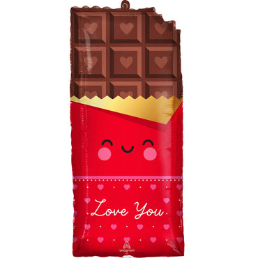 Chocolate Love SuperShape Balloon 33x71cm
