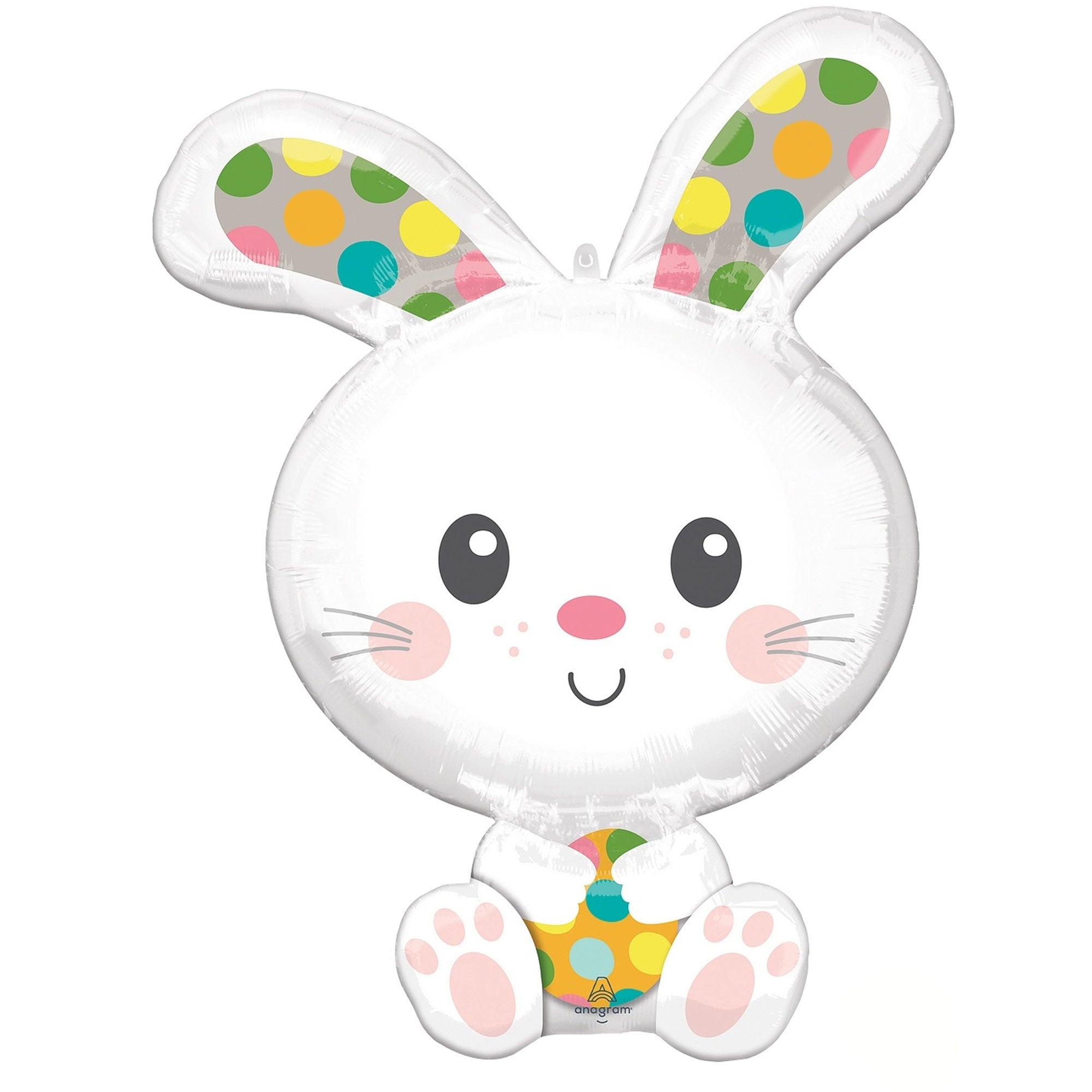 Spotted Bunny SuperShape Balloon 58x73cm