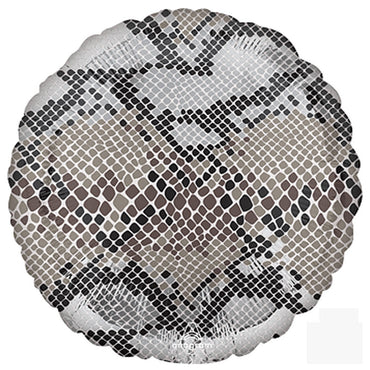 Snake Skin Print Animalz Foil Balloon 45cm