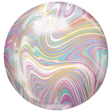 Pastel  Marblez Orbz Balloon 60x88cm