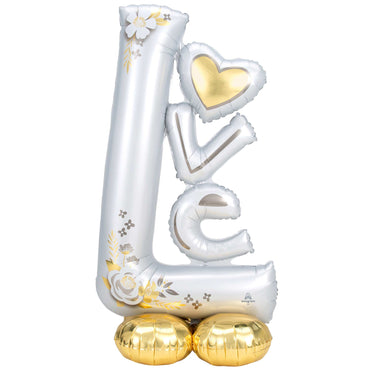 L-O-V-E Wedding Airloonz Balloon 73x147cm Balloons & Streamers - Party Centre