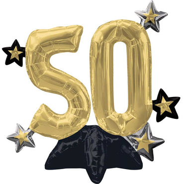 Celebrate 50 Multi-Balloon 53x50cm