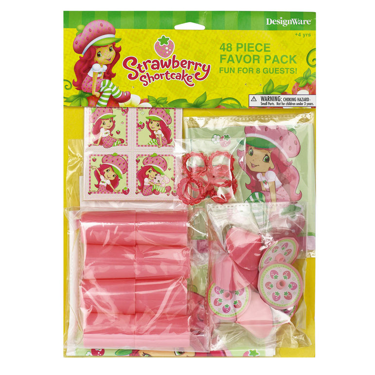 Strawberry Shortcake Party Favor Pack 48pcs