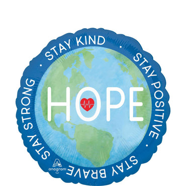 Hope Foil Balloon 45cm Balloons & Streamers - Party Centre