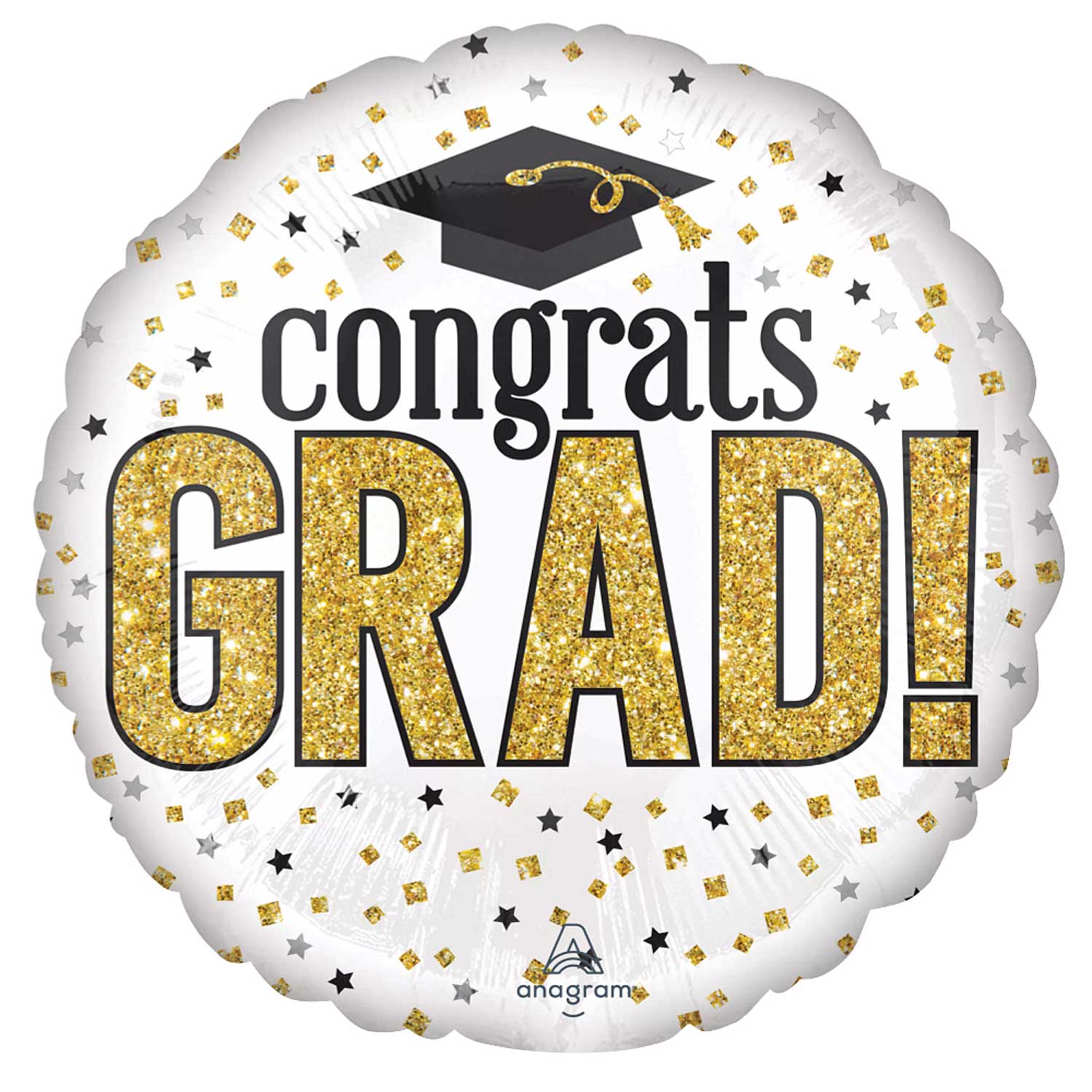 Grad Sparkle Jumbo Balloon 71cm