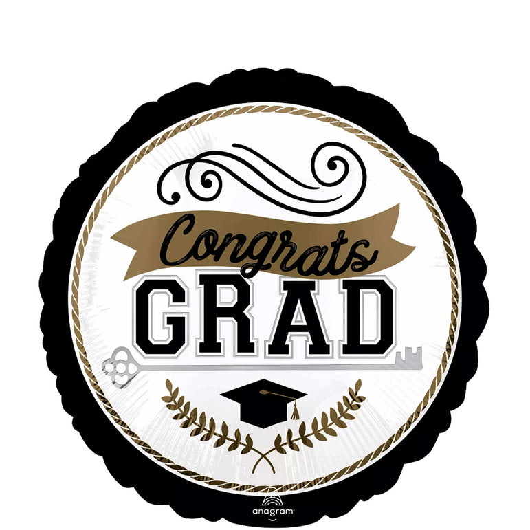 Achievement is the Key Foil Balloon 45x45cm