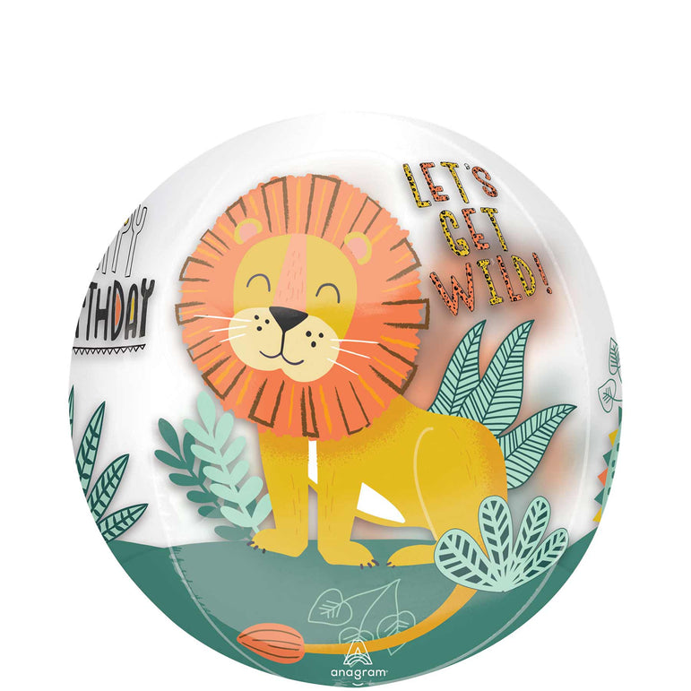 Get Wild Orbz Foil Balloon