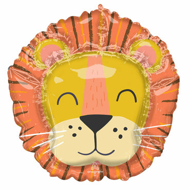 Get Wild Lion SuperShape Foil Balloon 71x68cm