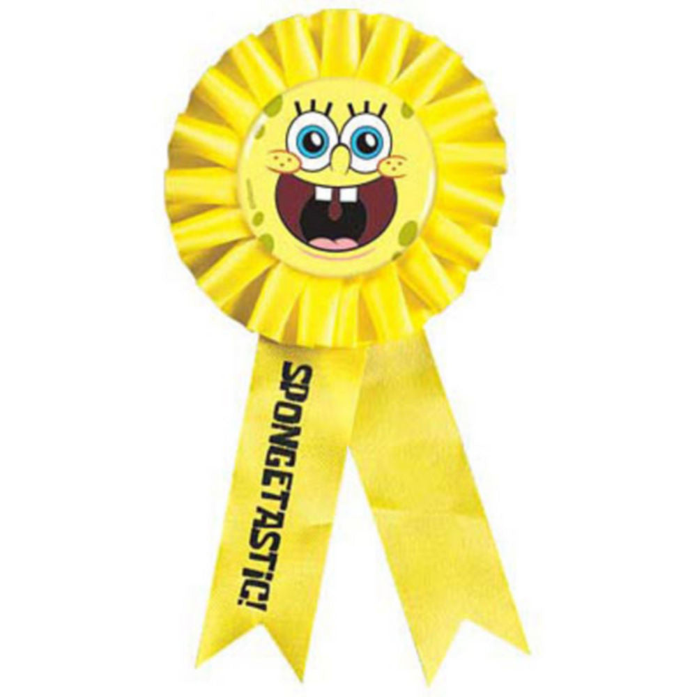 SpongeBob Award Ribbon Party Accessories - Party Centre