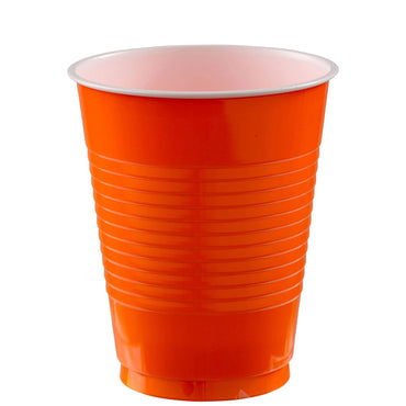 Orange Peel Plastic Cups 18oz 20pcs