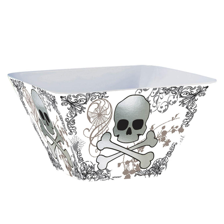 Midnight Dream Square Bowl 10in Solid Tableware - Party Centre