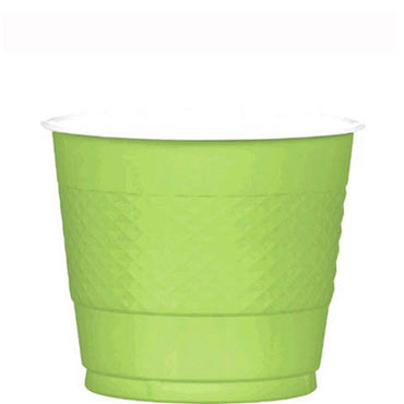 Kiwi Plastic Cups 9oz, 20pcs Solid Tableware - Party Centre
