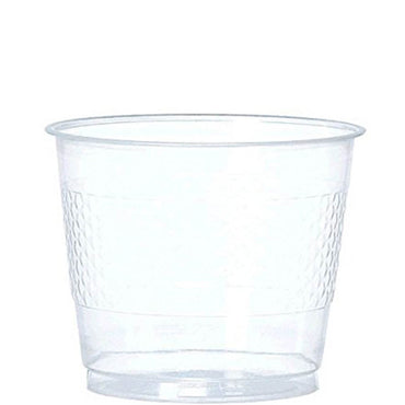 Clear Reusable Plastic Party Cups 9oz 20pcs Solid Tableware - Party Centre