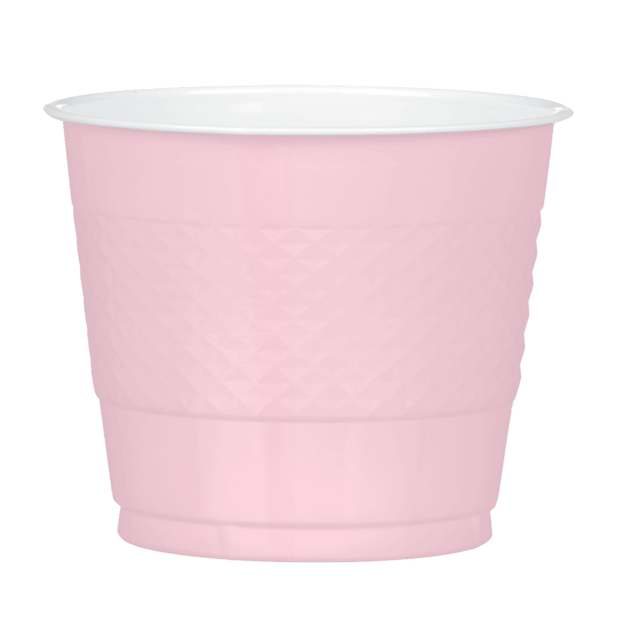 Blush Pink Plastic Cups 9oz, 20pcs