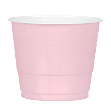 Blush Pink Plastic Cups 9oz, 20pcs