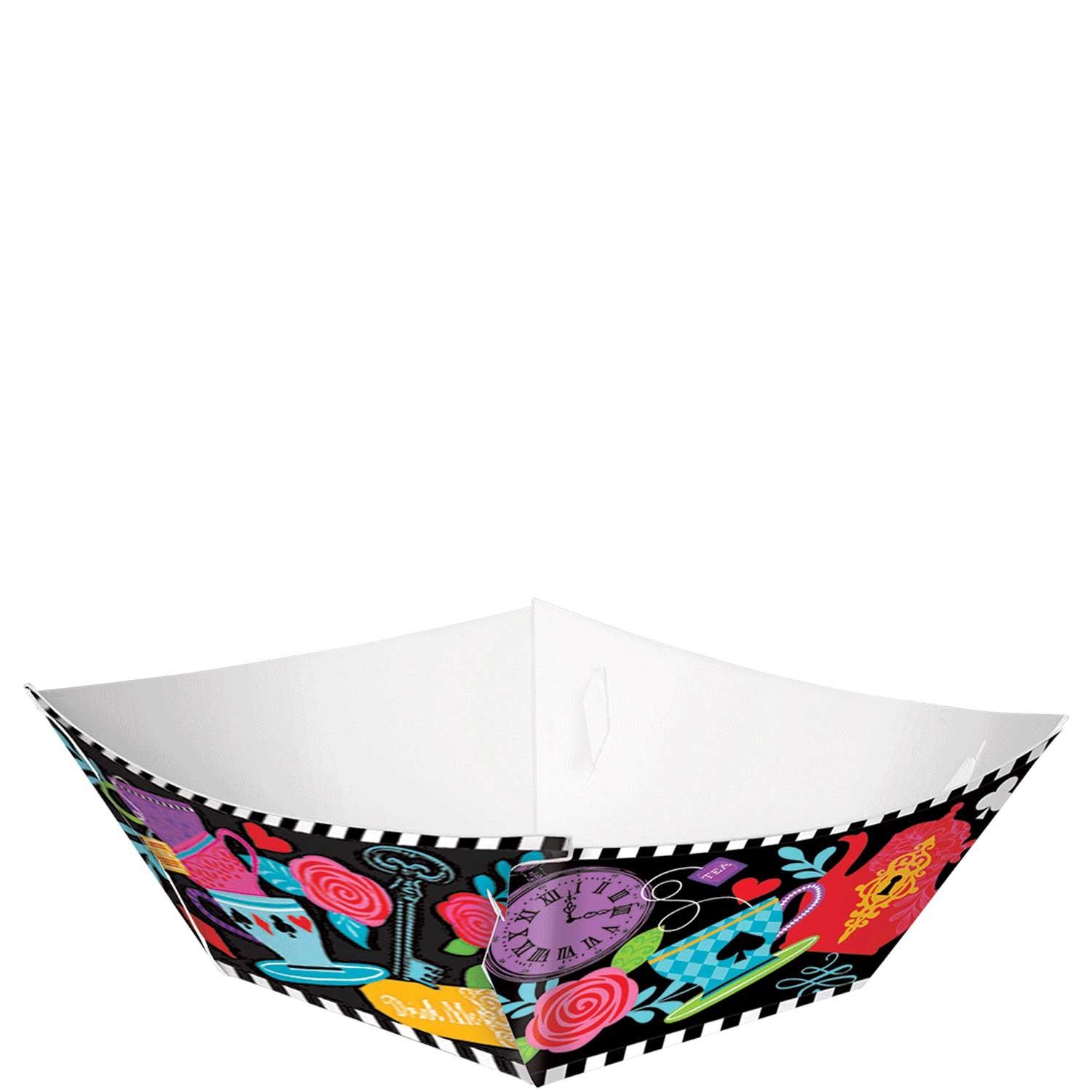 Mad Tea Party Paper Snack Bowls 3pcs Candy Buffet - Party Centre