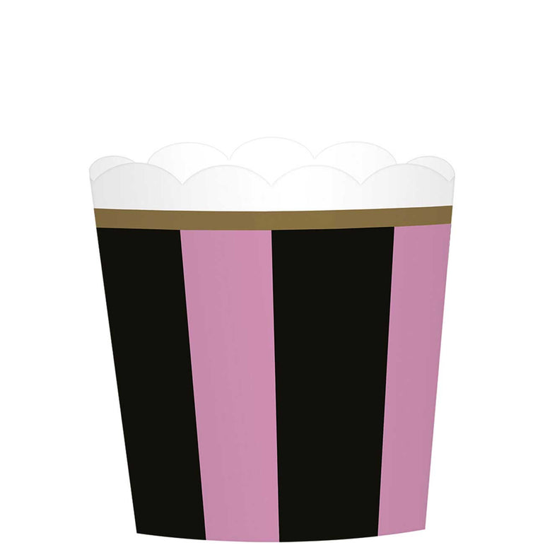 A Day In Paris Large Paper Cups 24pcs Printed Tableware - Party Centre