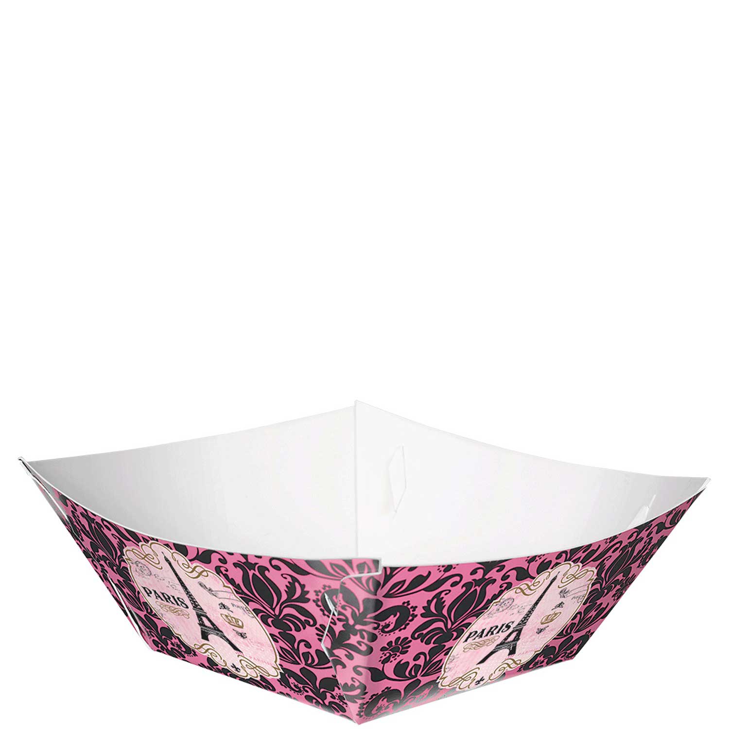 A Day In Paris Paper Snack Bowls 3pcs Candy Buffet - Party Centre