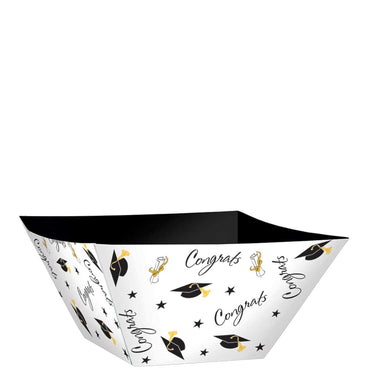 Grad Square Large Paper Bowls 3pcs Solid Tableware - Party Centre