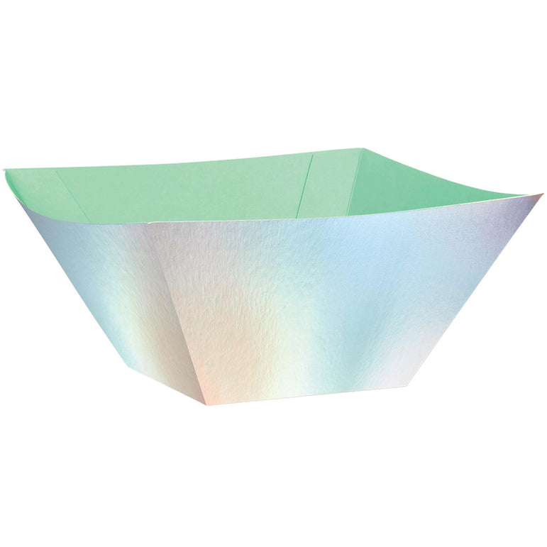 Shimmering Party Iridescent Serving Bowl 3pcs Printed Tableware - Party Centre