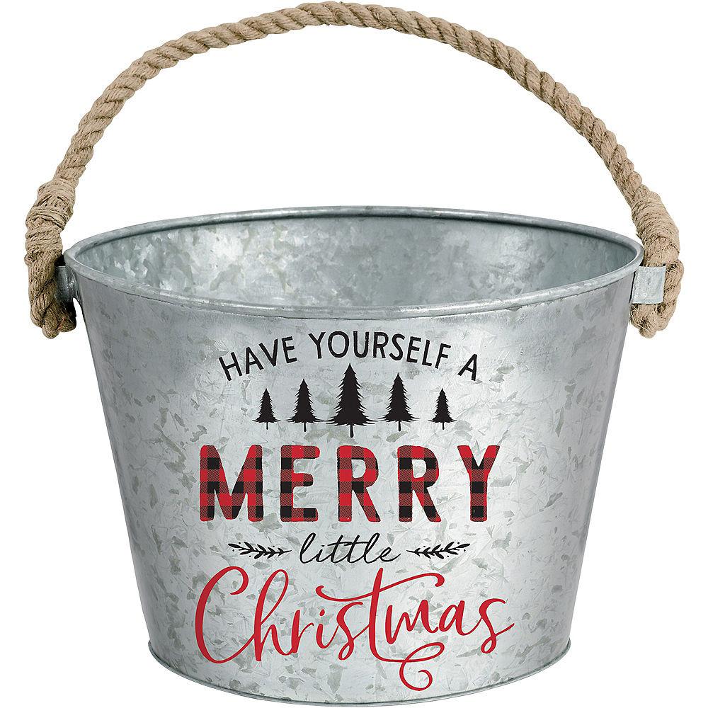 Have A Merry Little Christmas Medium Bucket Candy Buffet - Party Centre
