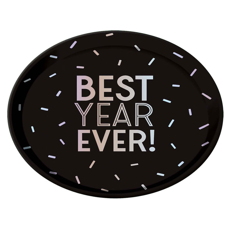 Disco Ball Drop Hot Stamped Coupe Platter Solid Tableware - Party Centre