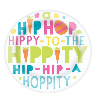 Easter Round Melamine Plate 9in Printed Tableware - Party Centre