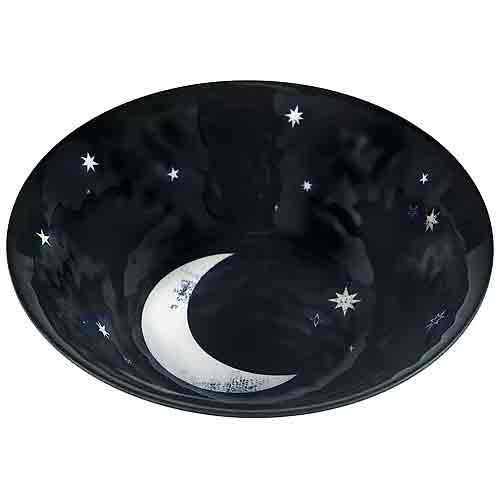 Classic Black & White Serving Bowl