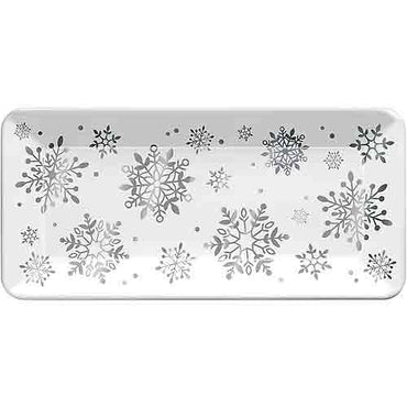 Snowy Long Platter Melamine