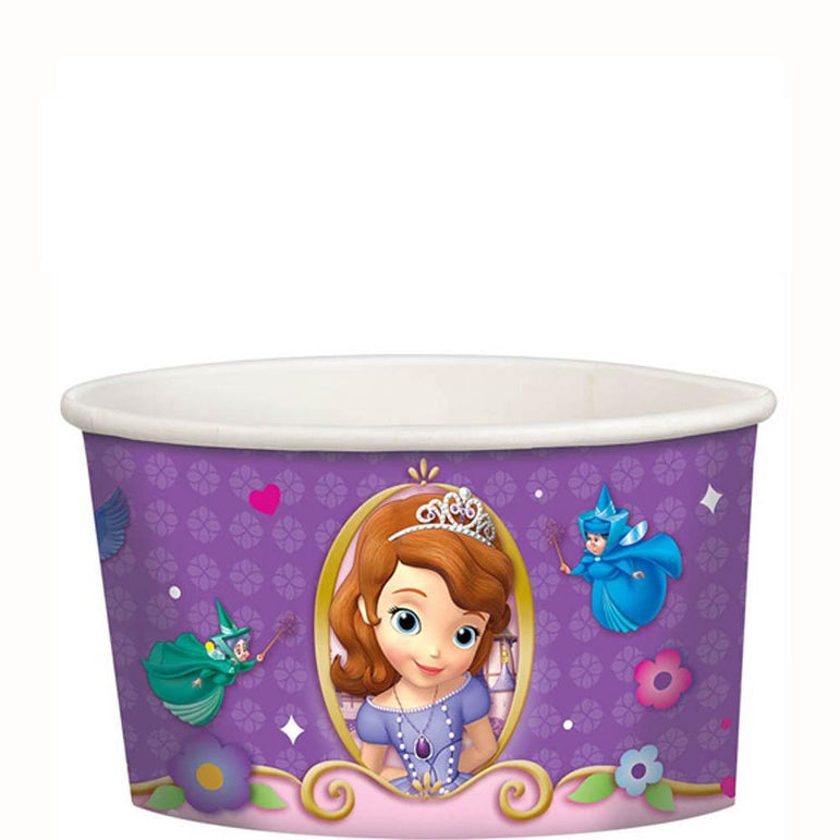 Sofia The First Treat Cups 9.5oz, 8pcs Printed Tableware - Party Centre