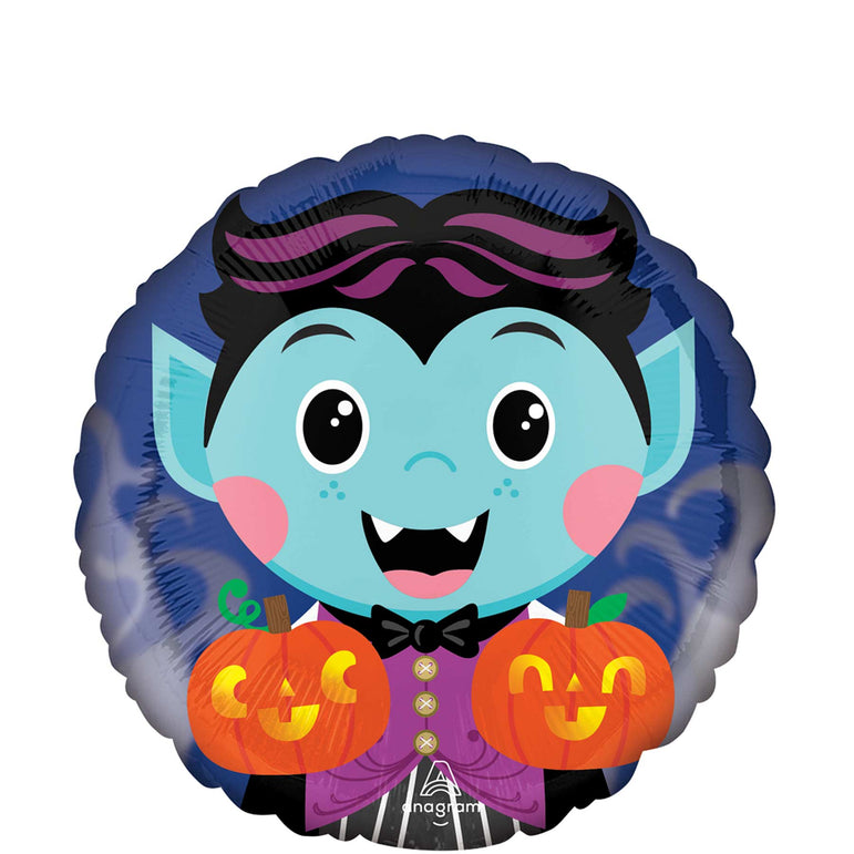 Cute Vampire Foil Balloon 45cm
