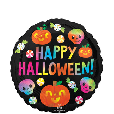 Halloween Cuties Iridescent Foil Balloon 45cm