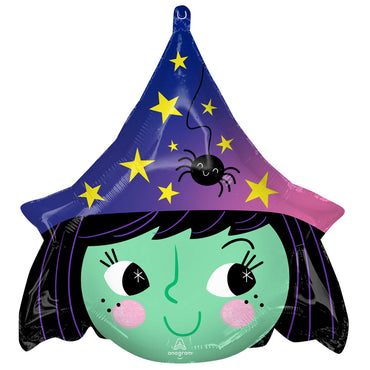 Halloween Witch Standard Shape Balloon 48cm