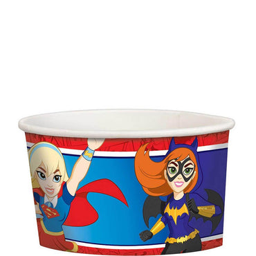 DC Superhero Girls Treat Cups 9.5oz 8pcs Printed Tableware - Party Centre