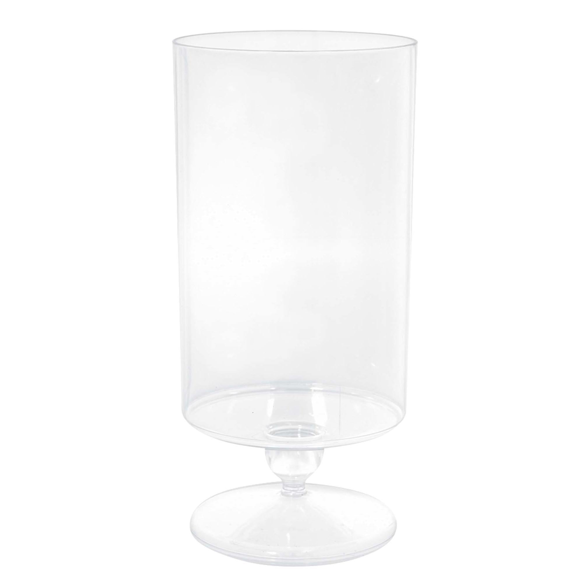 Clear Tall Plastic Cylinder Jar