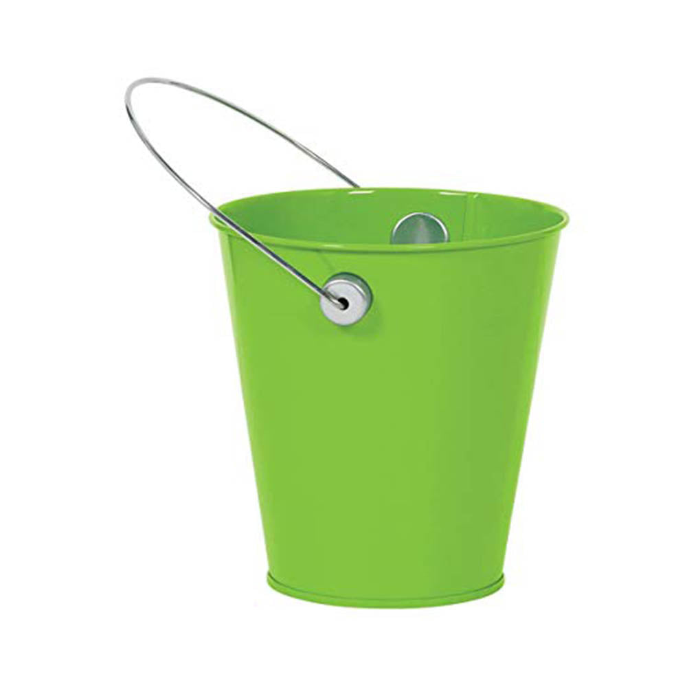 Kiwi Metal Bucket With Handle Favours - Party Centre