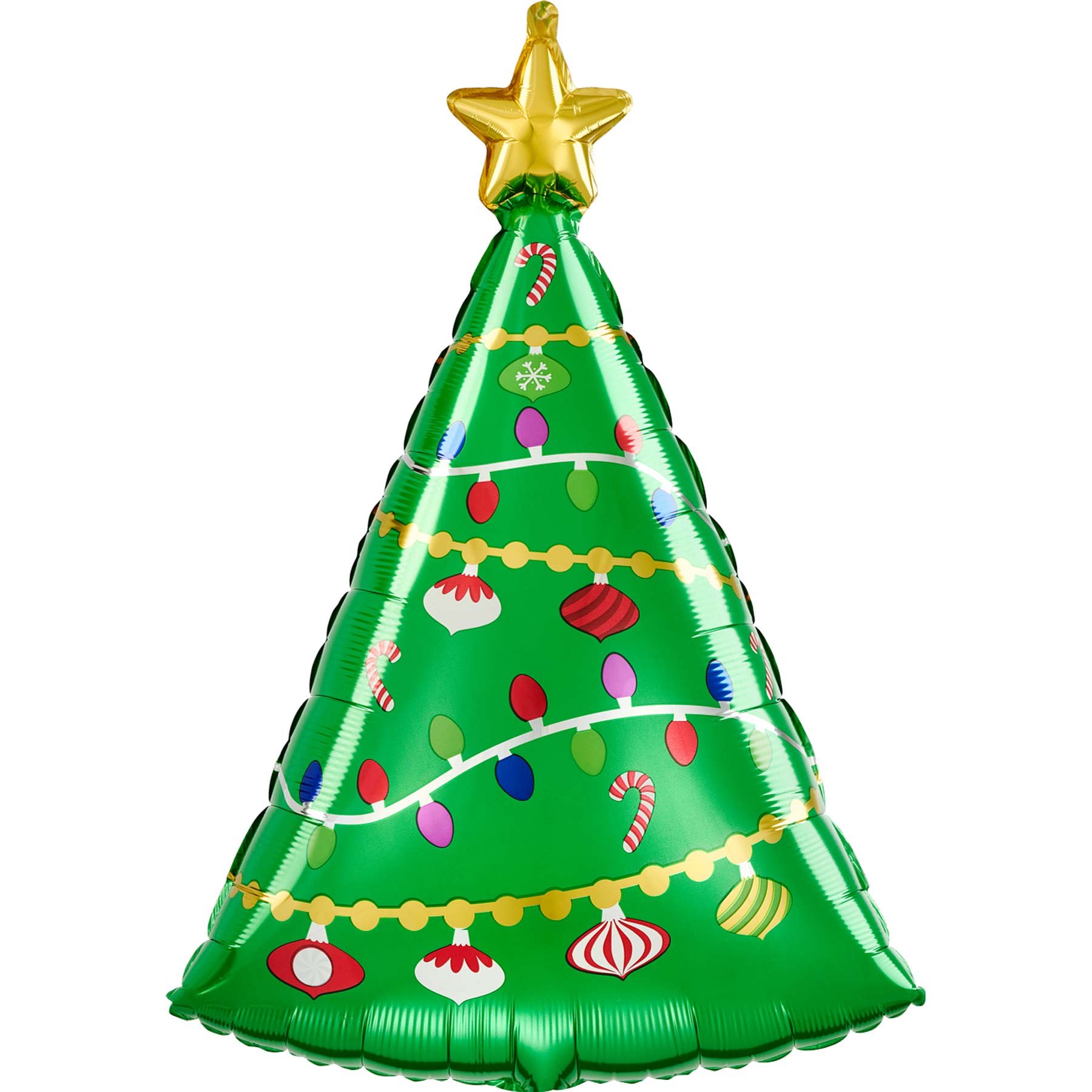 Festive Christmas Tree Standard Shape Balloon 43x60cm