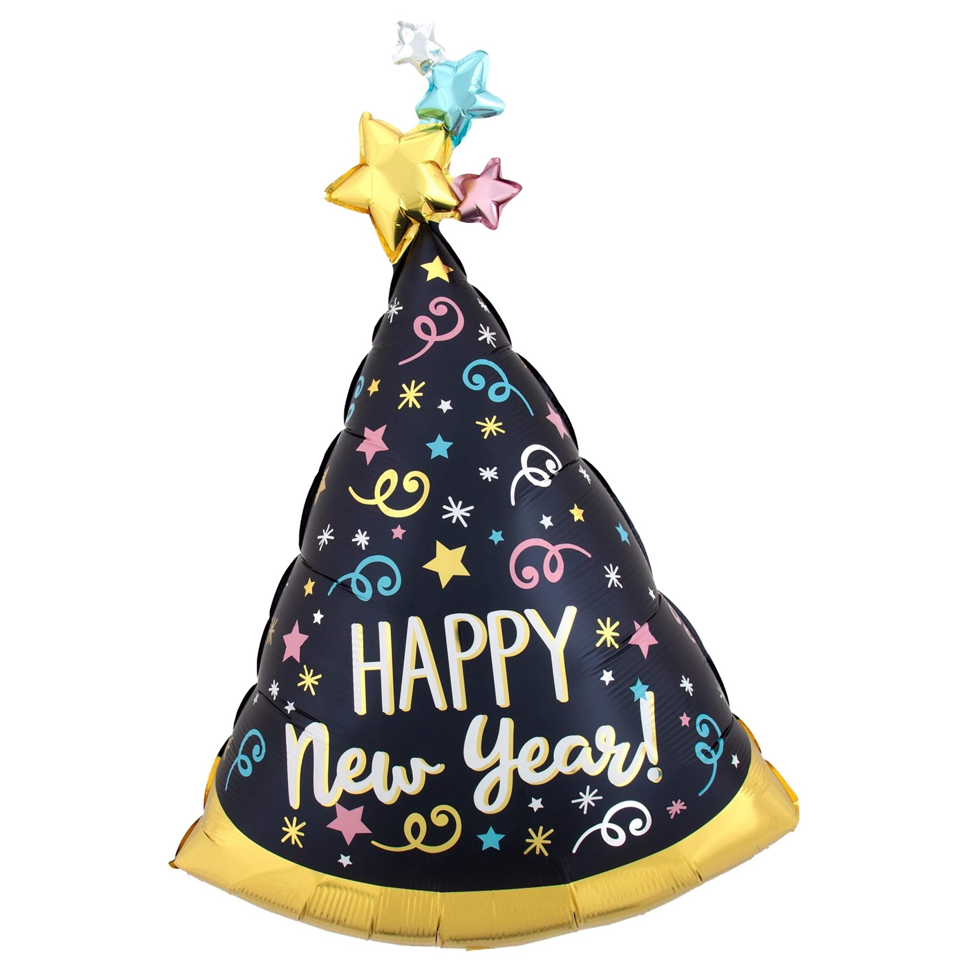 Confetti New Year SuperShape Balloon 68x91cm