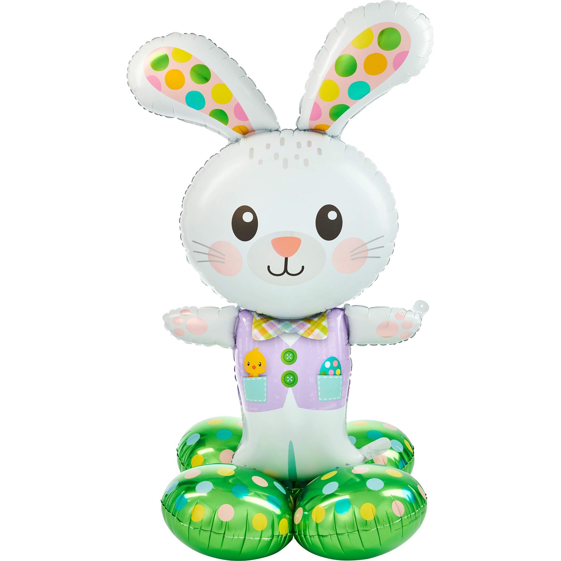 Spotted Easter Bunny Airloonz Balloon 73x116cm