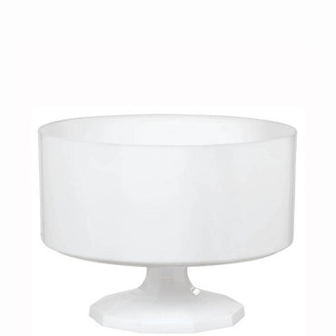White Small Plastic Trifle Container 15cm Candy Buffet - Party Centre