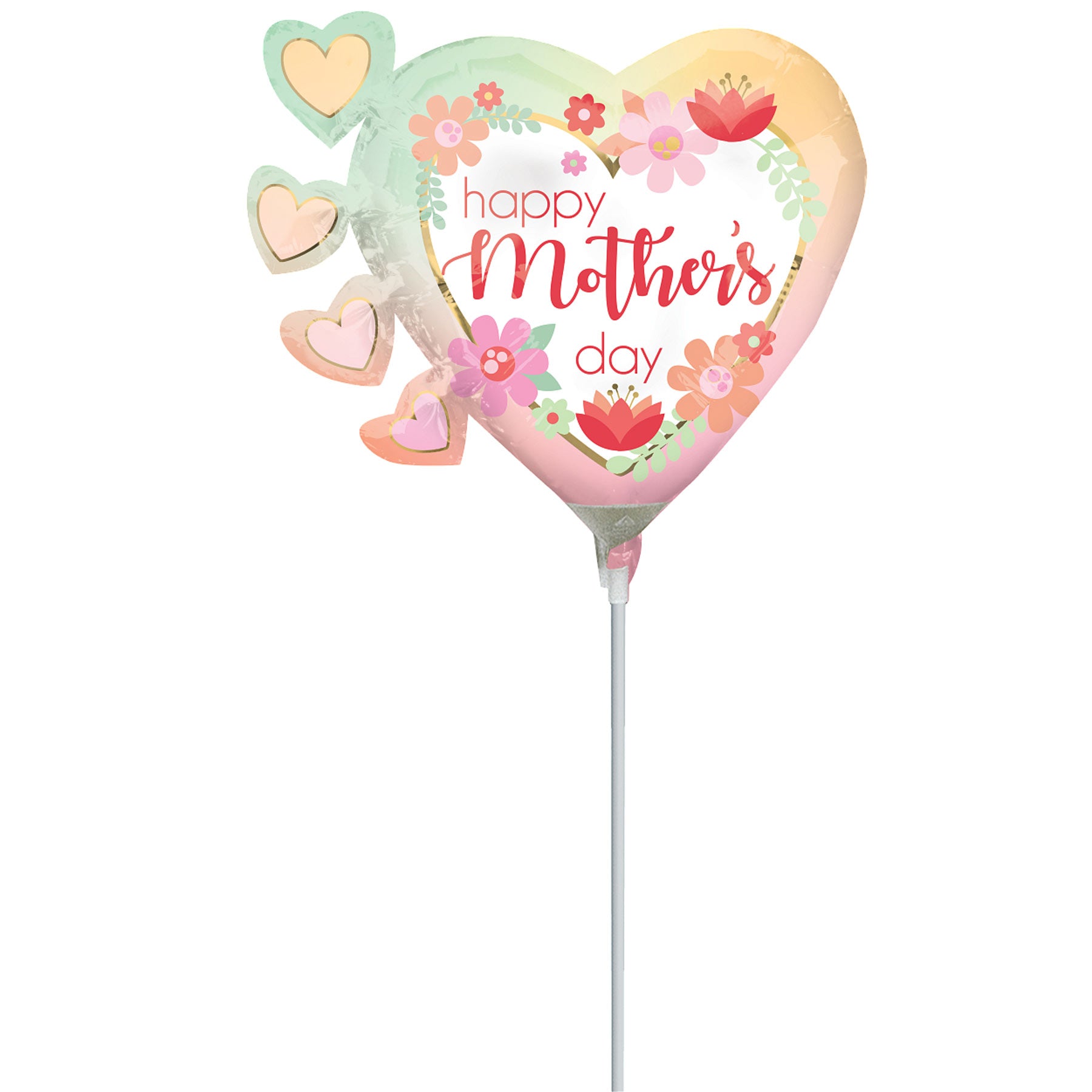 Happy Mother's Day Ombre Mini Shape Foil Balloon 23cm