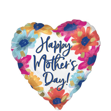 Happy Mother's Day Flowers in Bloom Foil Balloon 45cm