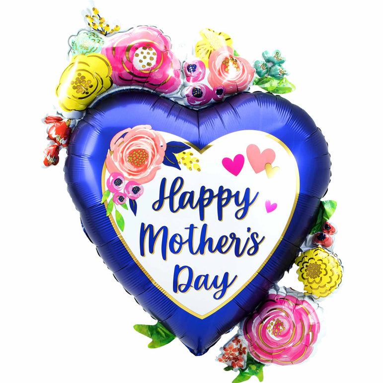 Happy Mother's Day Floral SuperShape 63x86cm