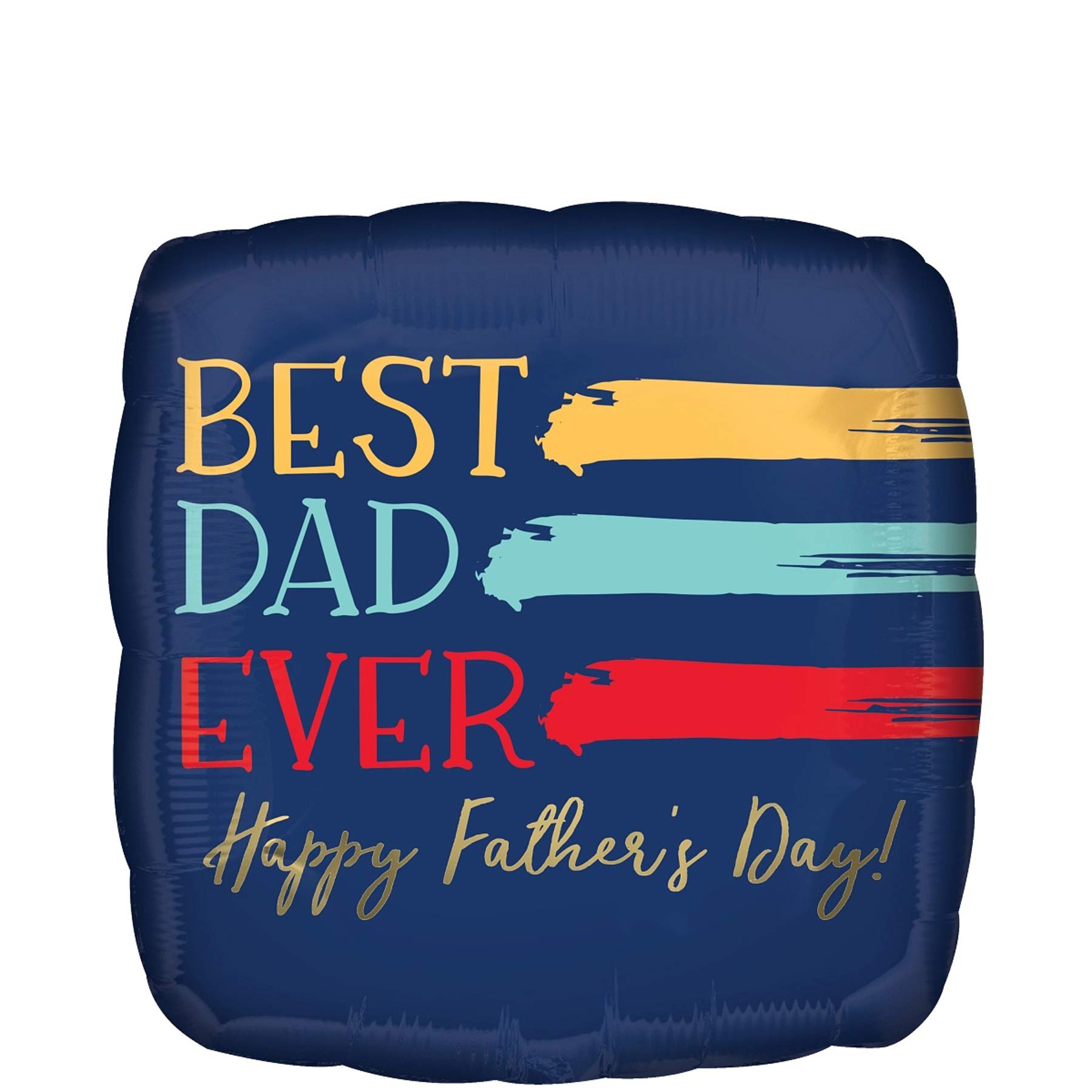 Painted Best Dad Ever Foil Balloon 45cm