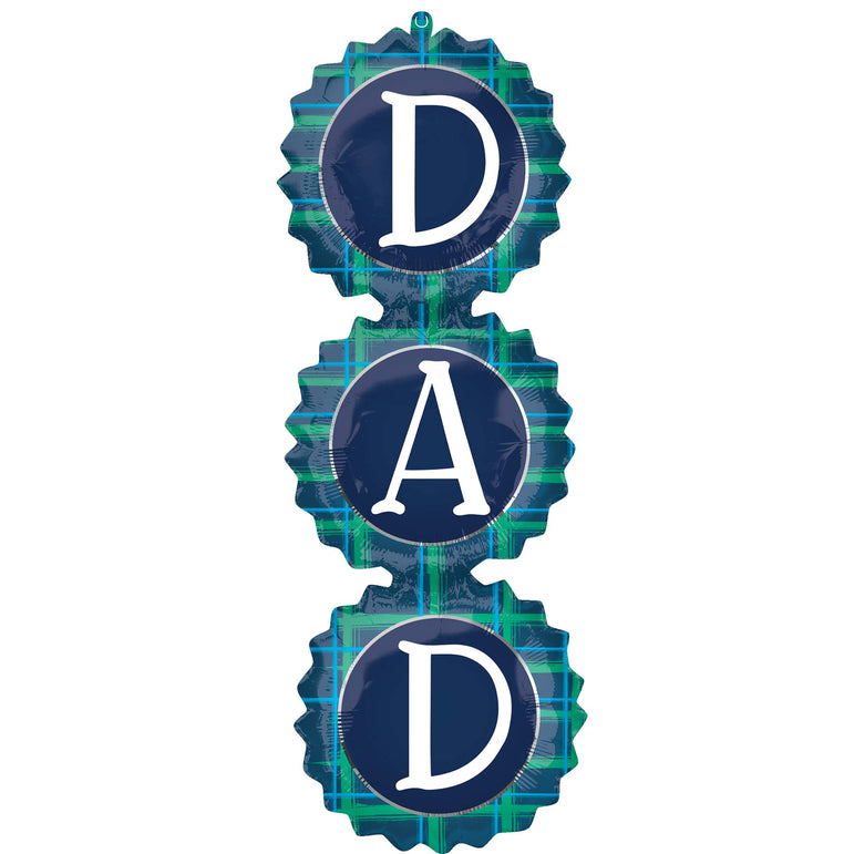 Dad Checks SuperShape Balloon 33x96cm