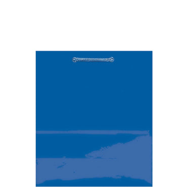 Bright Royal Blue Medium Glossy Bag Party Favors - Party Centre